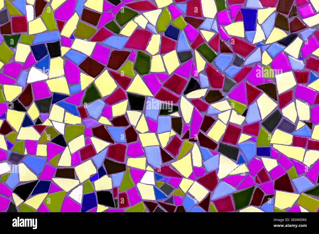 Abstract Colorful Mosaic Tile Pattern Stock Photo