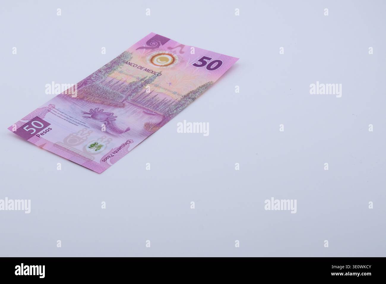 Mexican 50-peso polymer banknote introduced in 2021; with image of ...