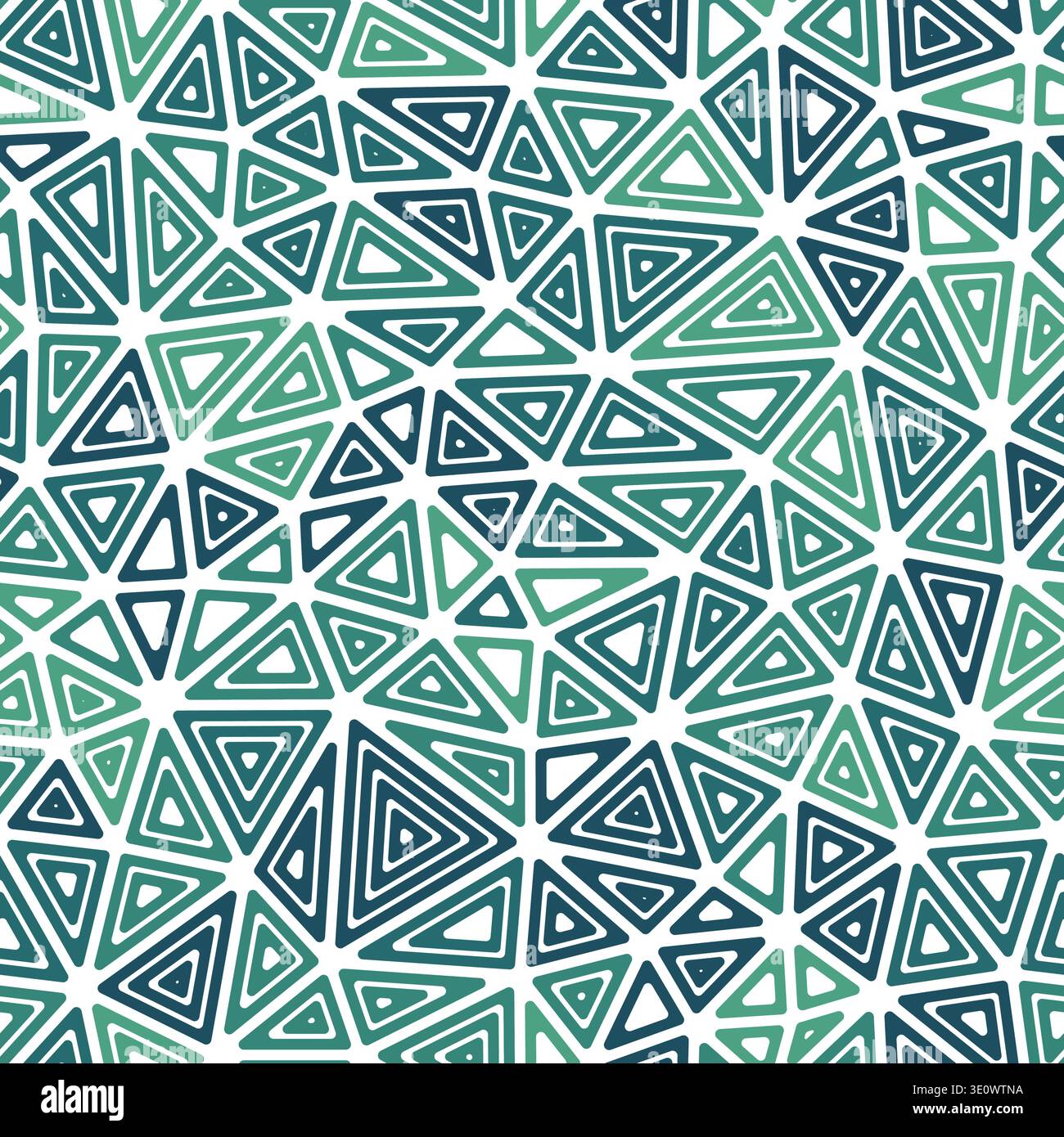 Mosaic triangles shapes background. Multiple repeated inner triangles ...