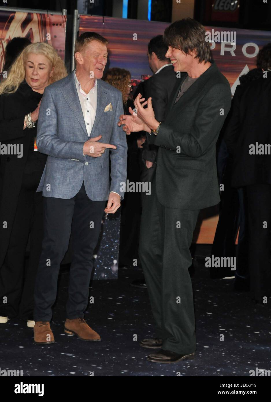 Tim Raster Brian Loy Tim Peake and Professor Brian Cox at the