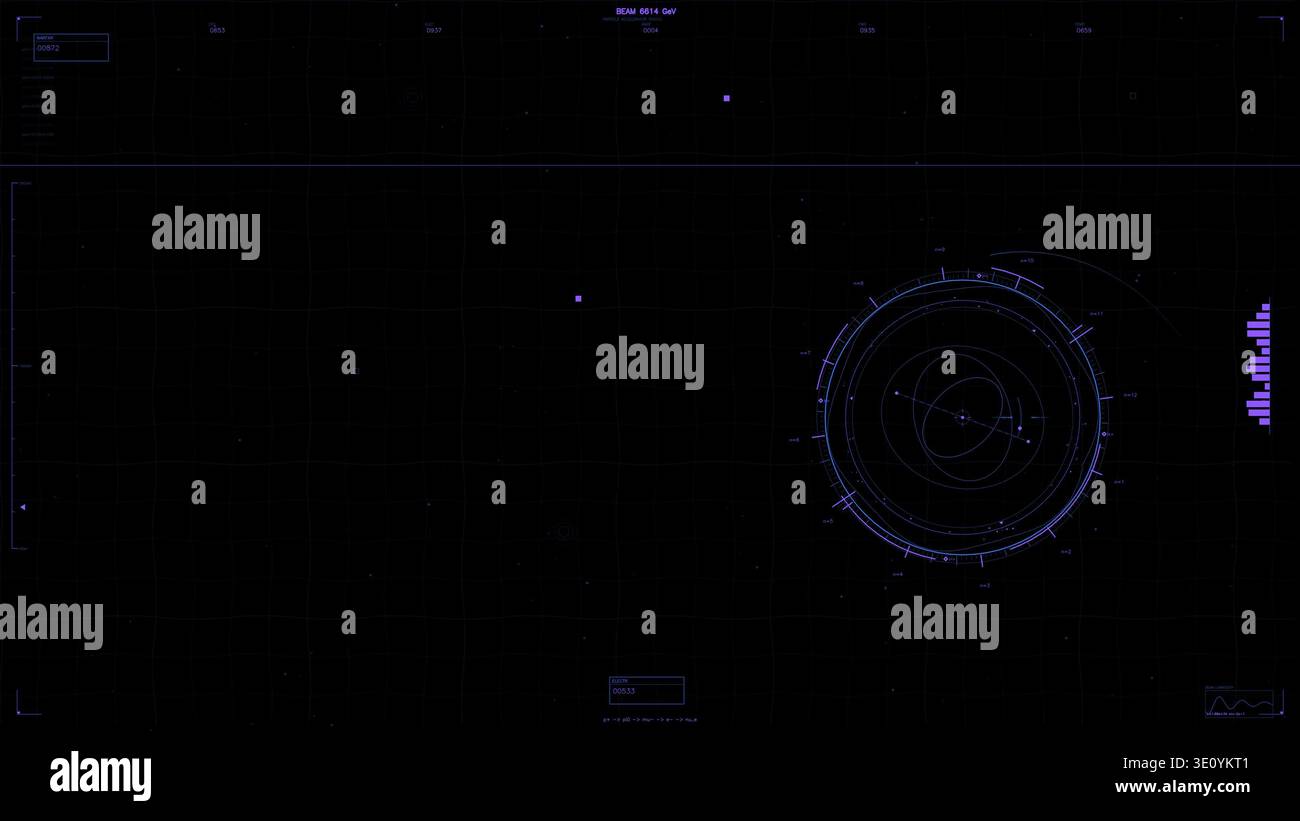 Round Progress Animation Futuristic hud interface animation glowing hi-res stock photography and ...