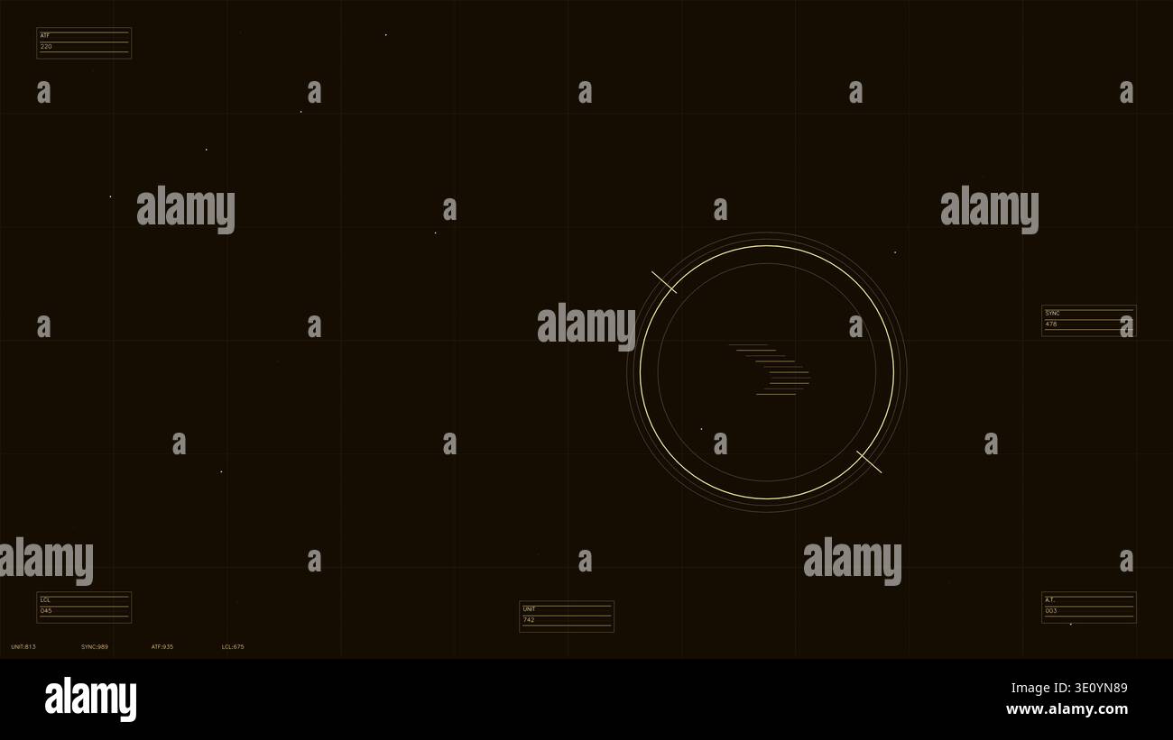 Futuristic hud user interface animation hi-res stock photography and ...