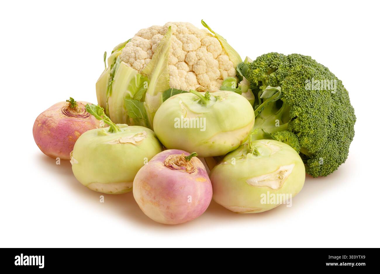 vegetable cabbage mix path isolated on white Stock Photo