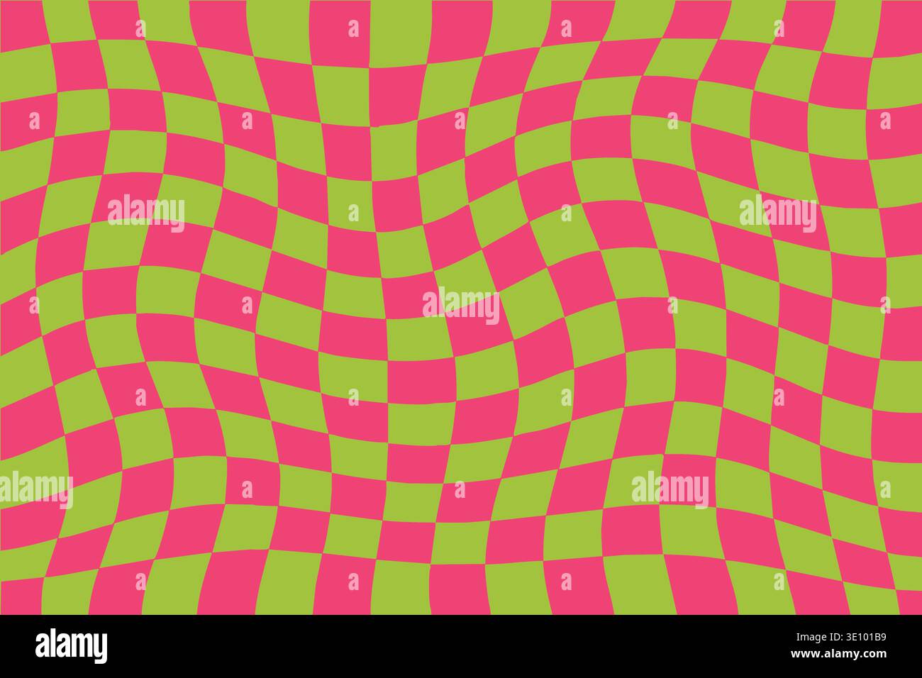 Retro seamless checkerboard pattern red beige geometric square background vector design Stock Vector