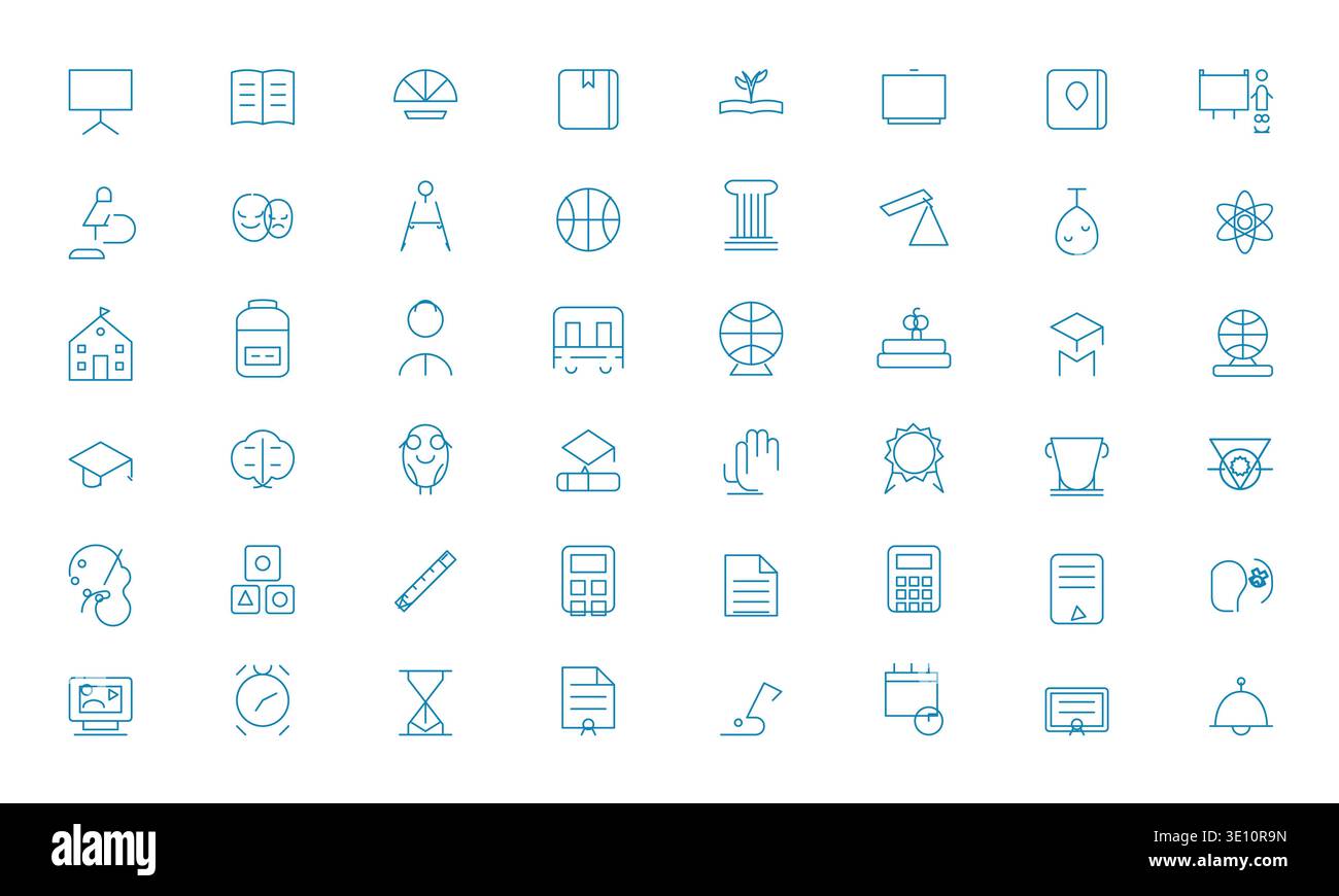Academic symbols vectors Stock Vector Images - Alamy