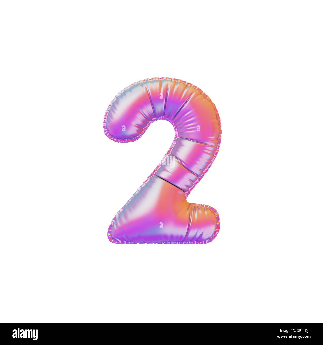 Purple letter 2 hi-res stock photography and images - Alamy