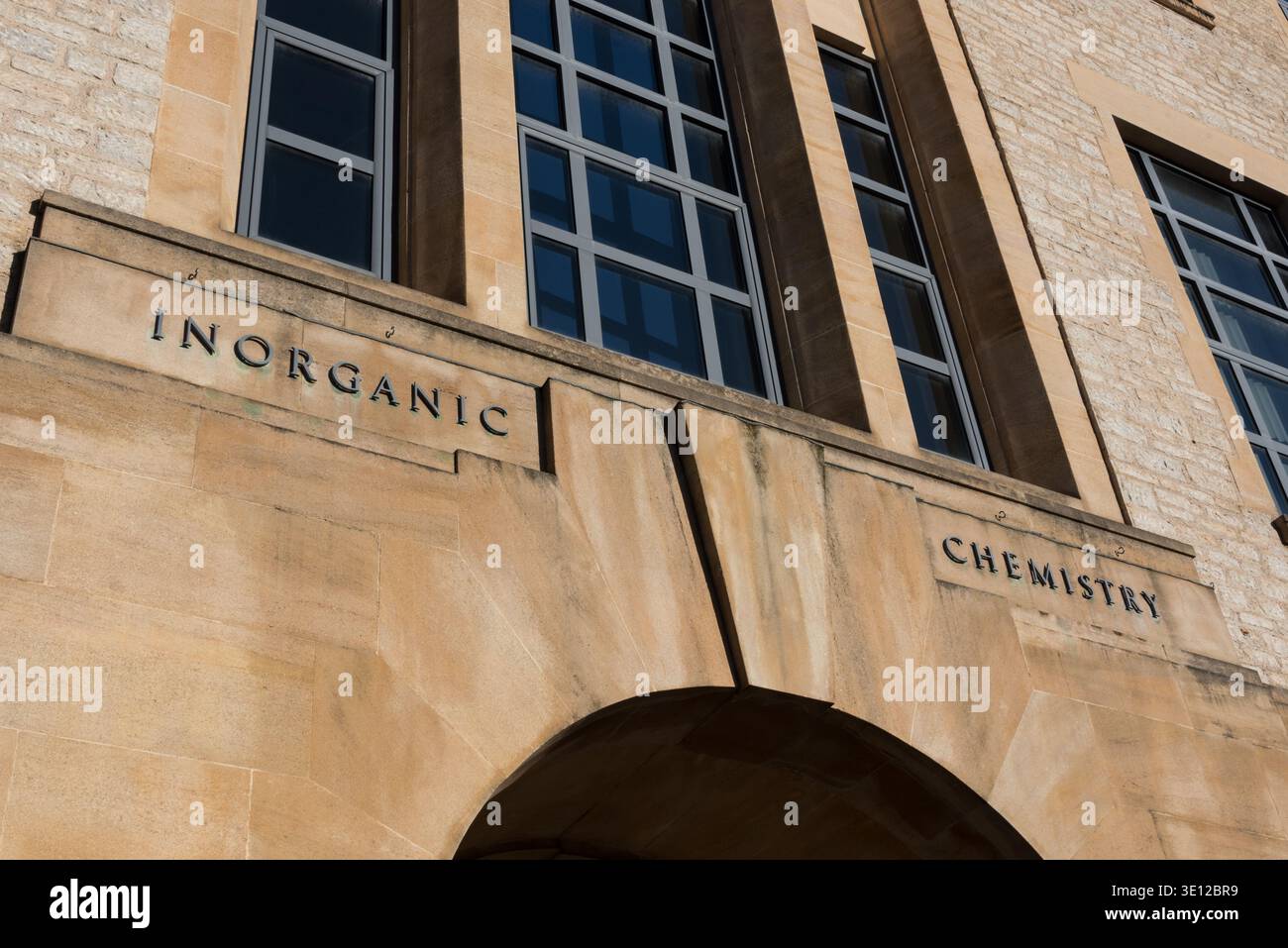 Inorganic Chemistry departmet labs, University of Oxford, Oxford, UK Stock Photo