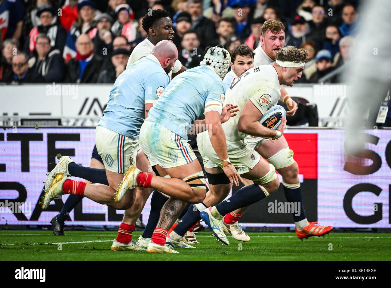 Alex COLES of England during the 2026 Six Nations Championship, rugby ...