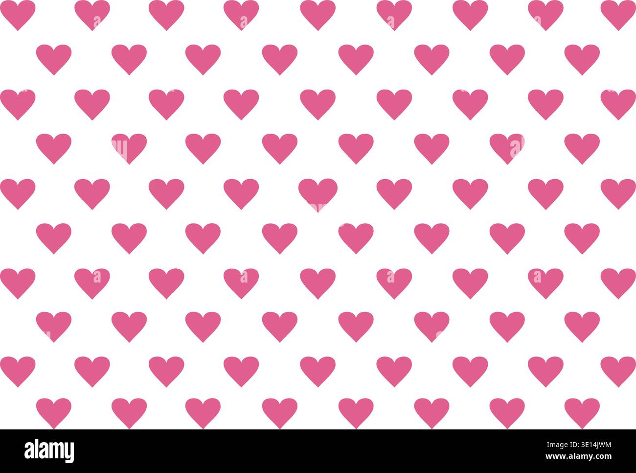 Seamless tiny heart pattern cute romantic Valentine background Stock Vector