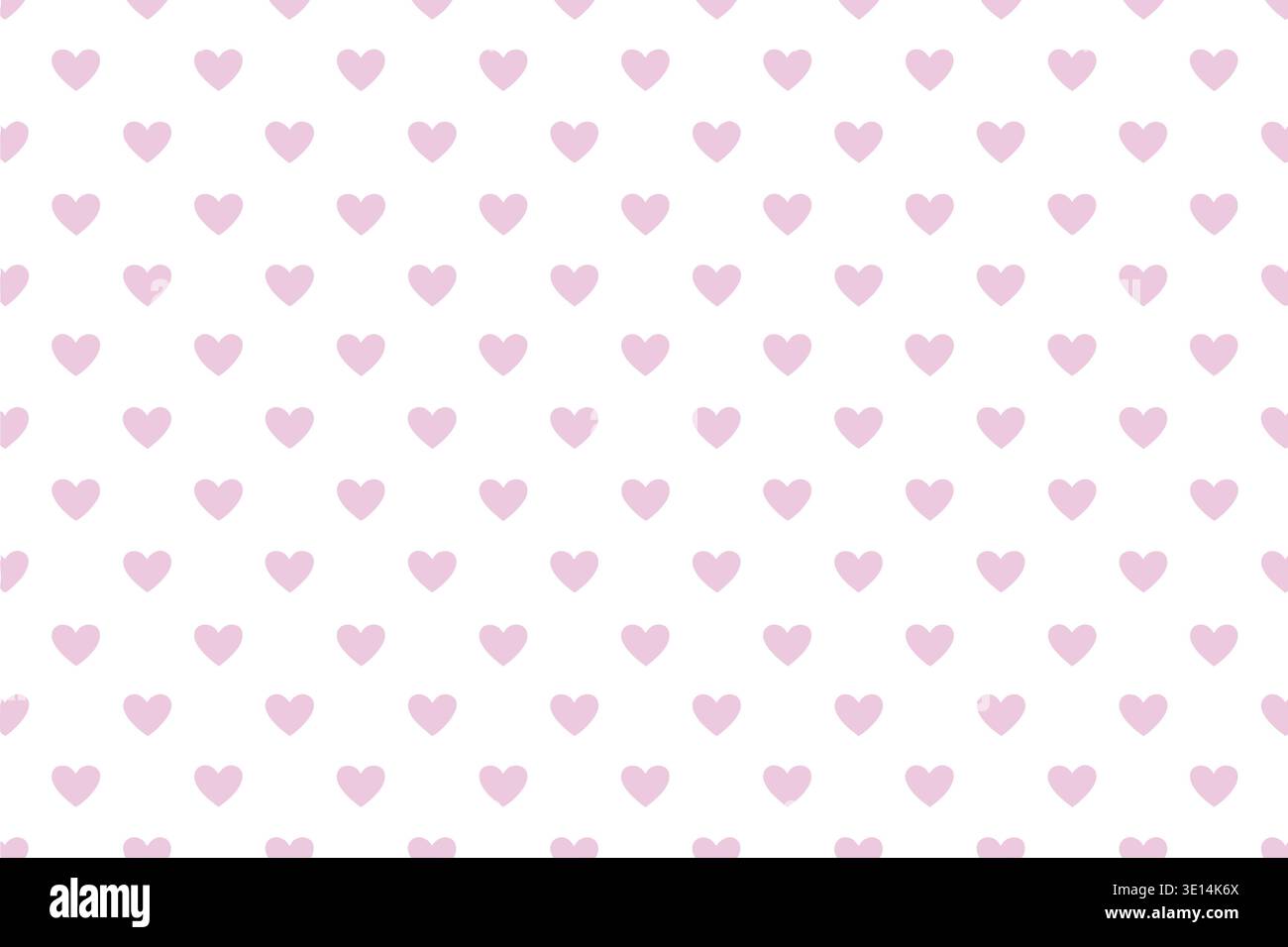 Seamless small heart pattern romantic Valentine's Day background design Stock Vector