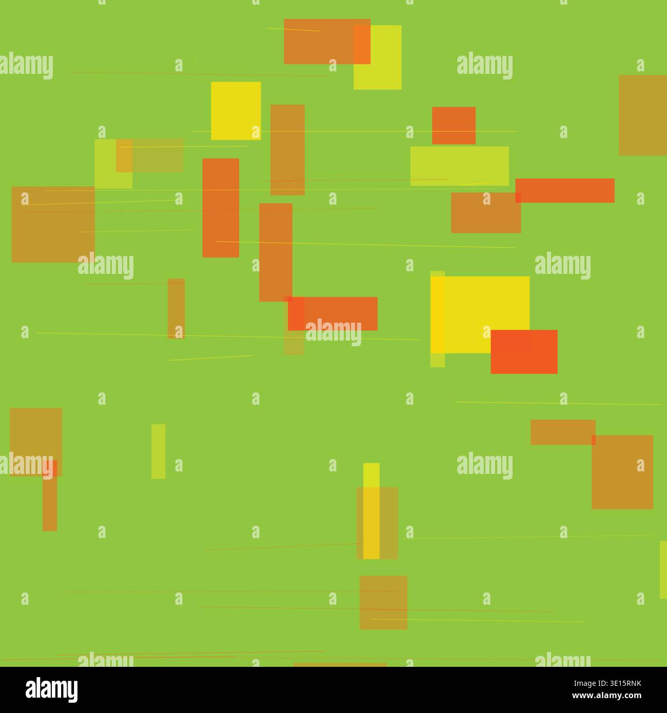Neon Green Pixel Glitch Abstract Background Stock Vector