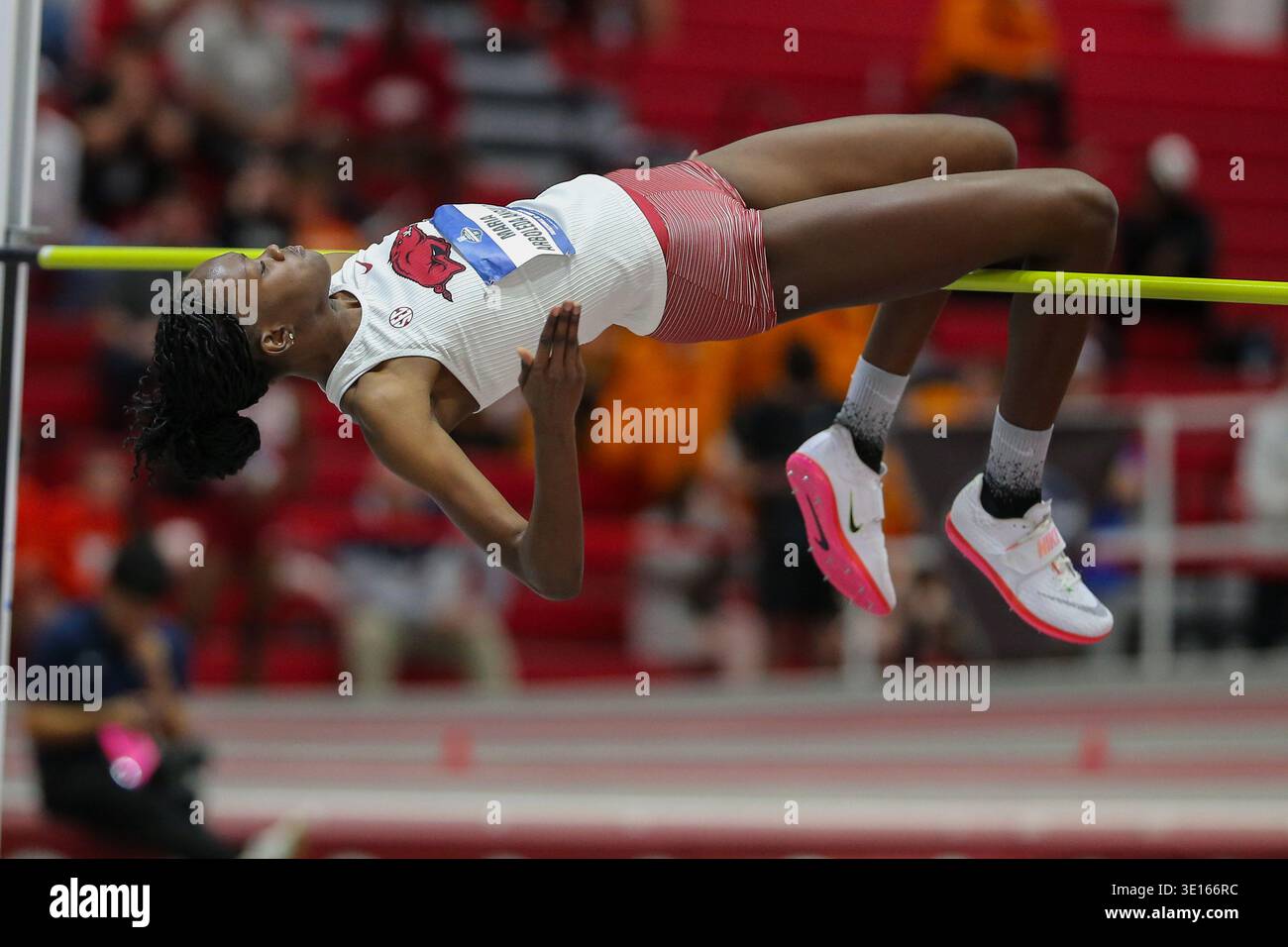 Maria Richey March 14, 2026: Maria Arboleda Angul of Arkansas competes during the ...