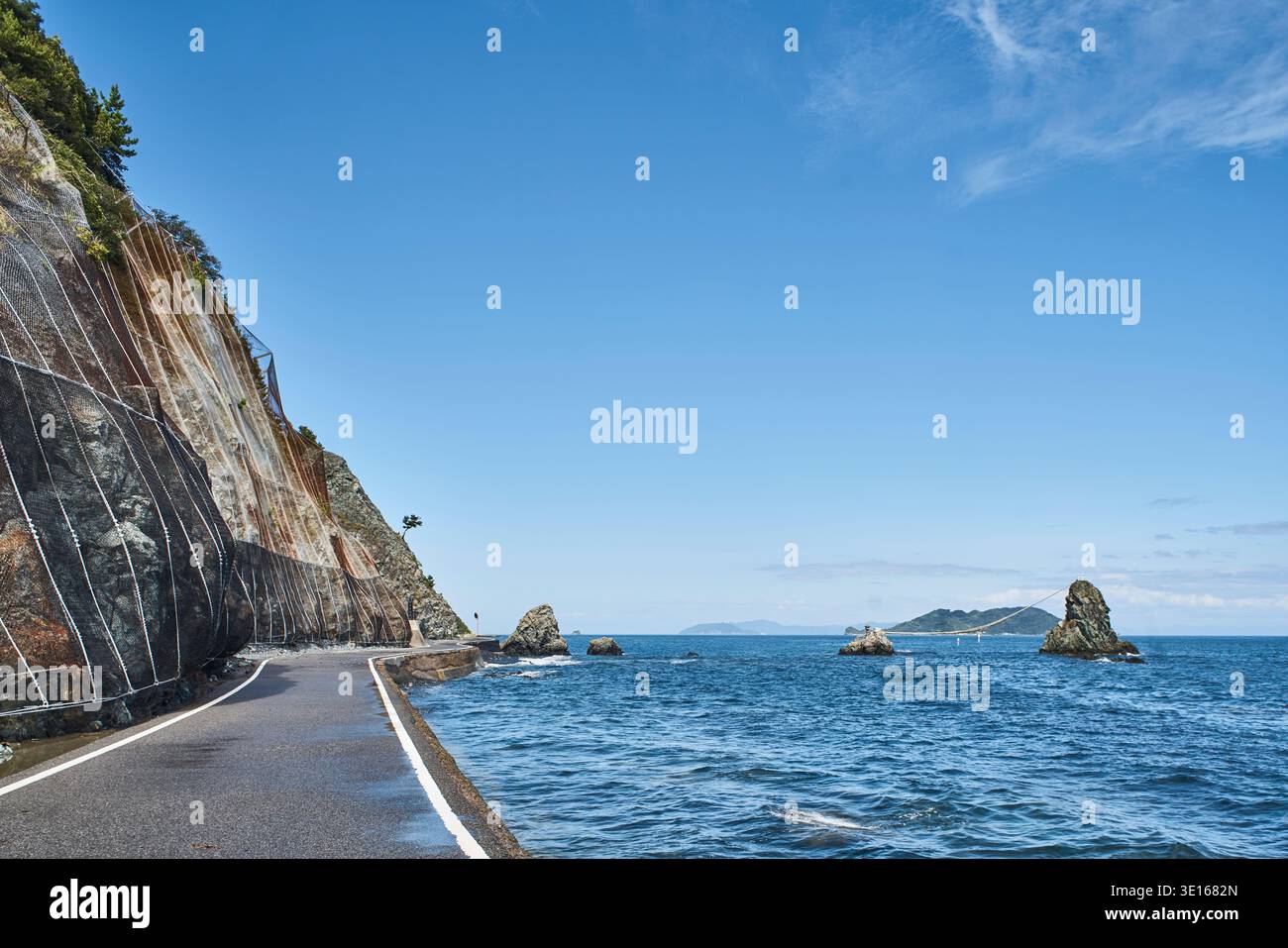 Coastline cliff japanese landscape hi-res stock photography and
