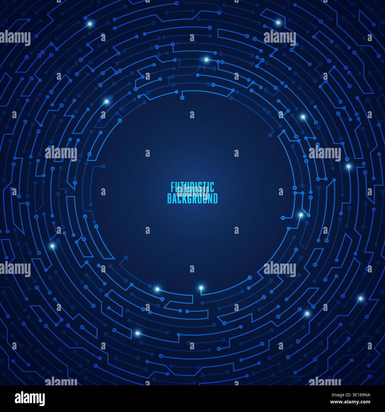 abstract futuristic background, technological electronic maze backdrop Stock Vector