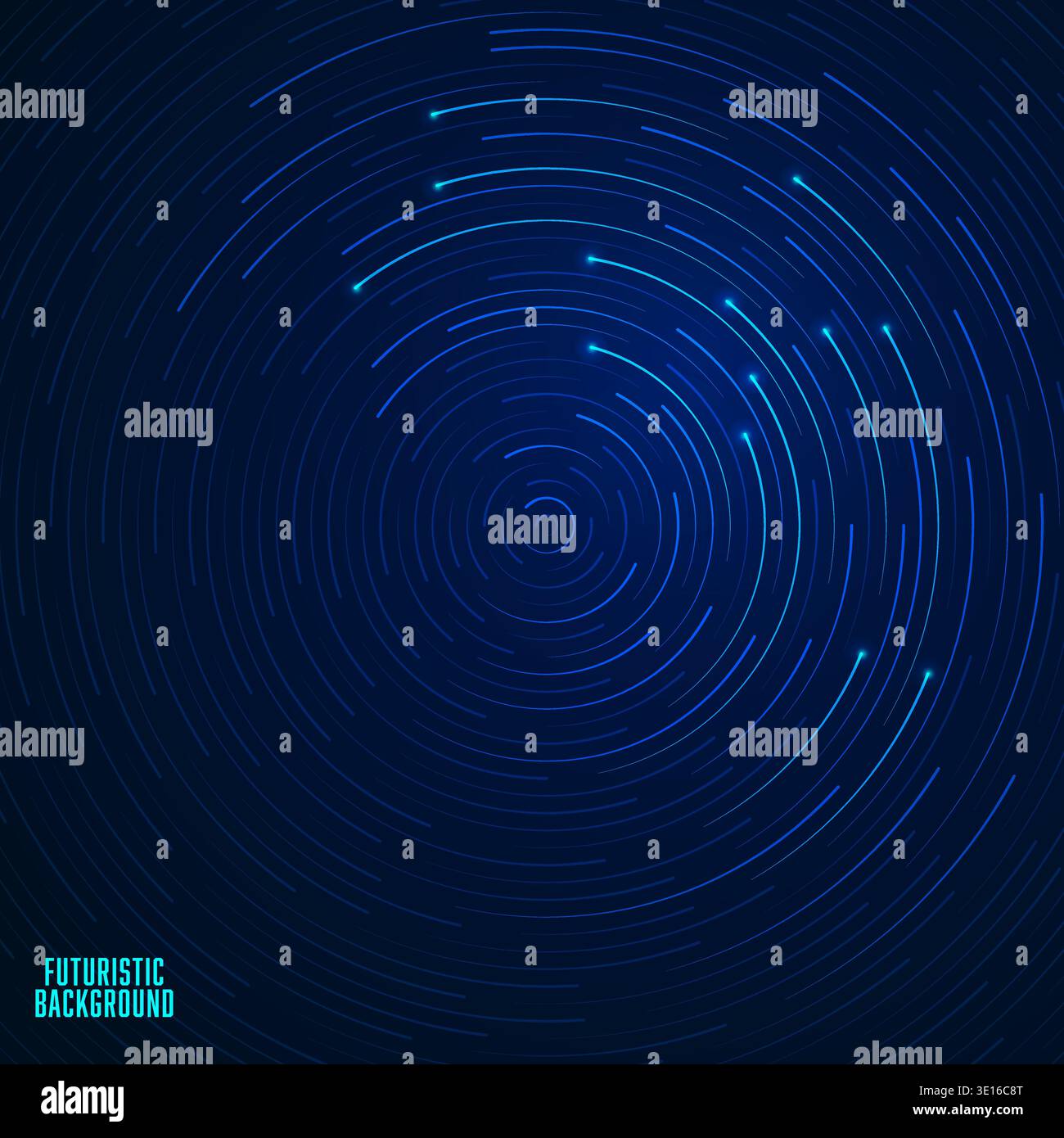 abstract lighting effect digital technology background Stock Vector