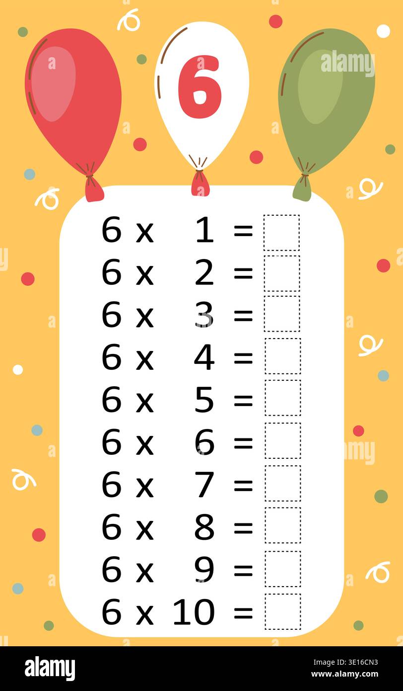 Times Table Vector Set Printable Multiplication Table Multiplication tables for kids. Time table for kids. Colorful ...