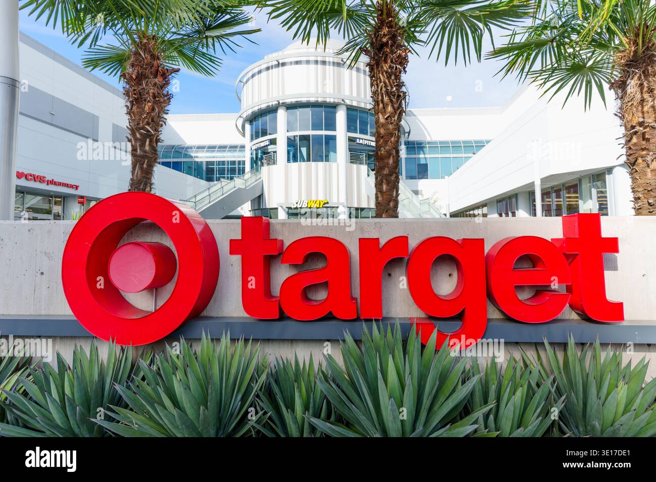 Los Angeles, California - January 29, 2026: Target retail storefront ...
