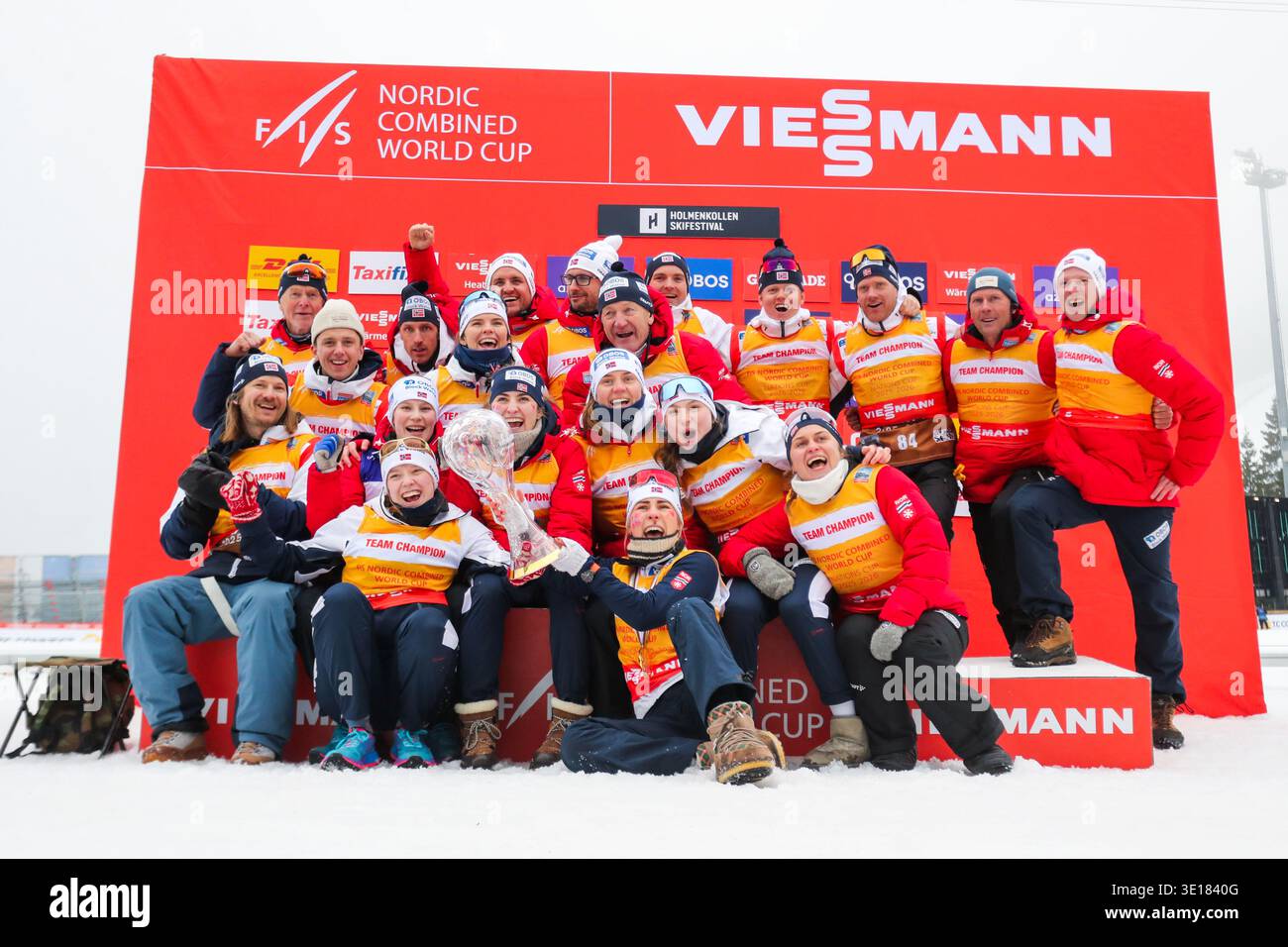 Oslo 20260315. Combined cross-country skiing in the World Cup in ...