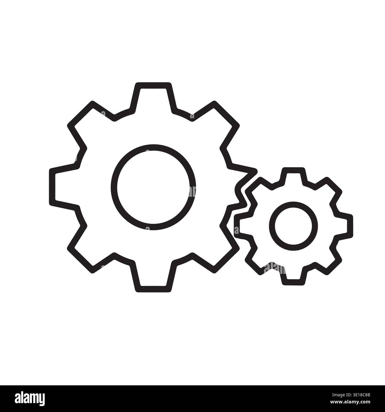 Industrial Cogs and Gears - Mechanical Engineering Collaboration Vector ...