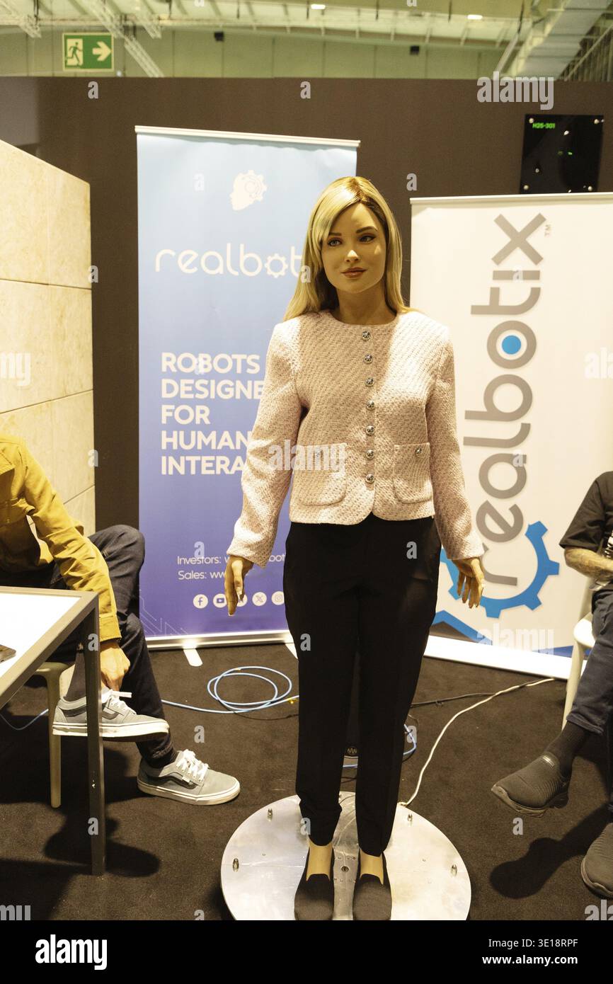 Realbotics Stock Berlin, Germany - September 09, 2025: IFA.Berlin. Realbotix humanoid ...