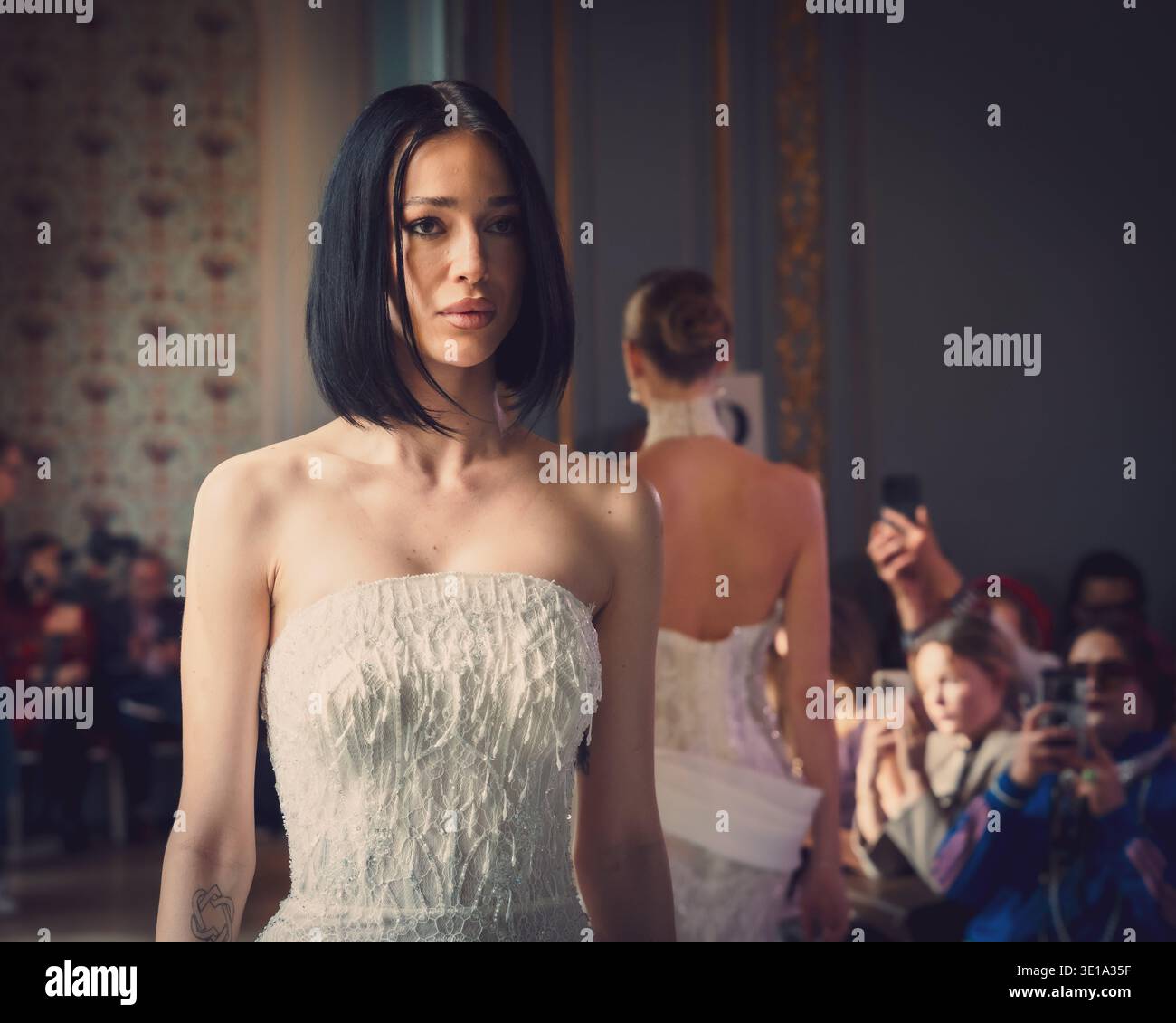 Paris Ii Model Paris, France - March 2026: Models walk the runway during Paris Fashion ...