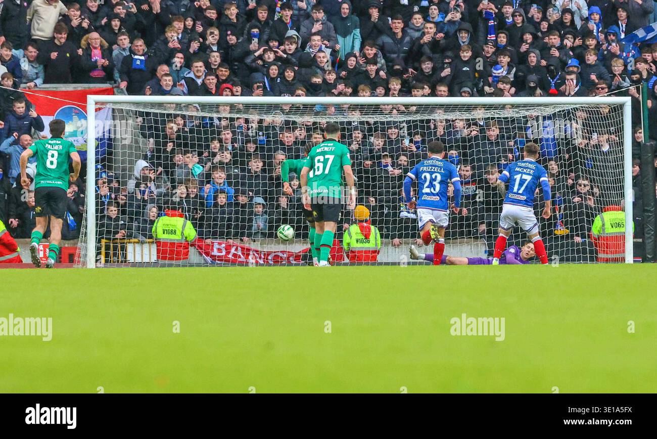 Windsor Park, Belfast, Northern Ireland, UK. 15 Mar 2026. BetMcLean Cup ...