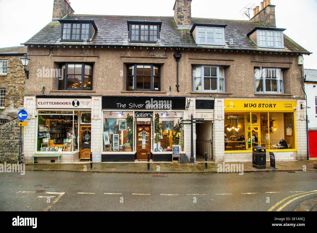 Traditional  independent high street shop in the Cumbrain village of Sedbergh Stock Photo