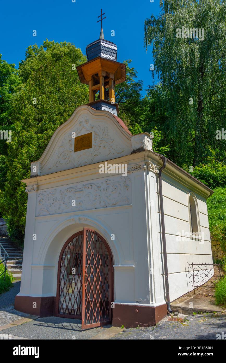 Small chapel at Czech spa town Luhacovice.IMAGE Stock Photo