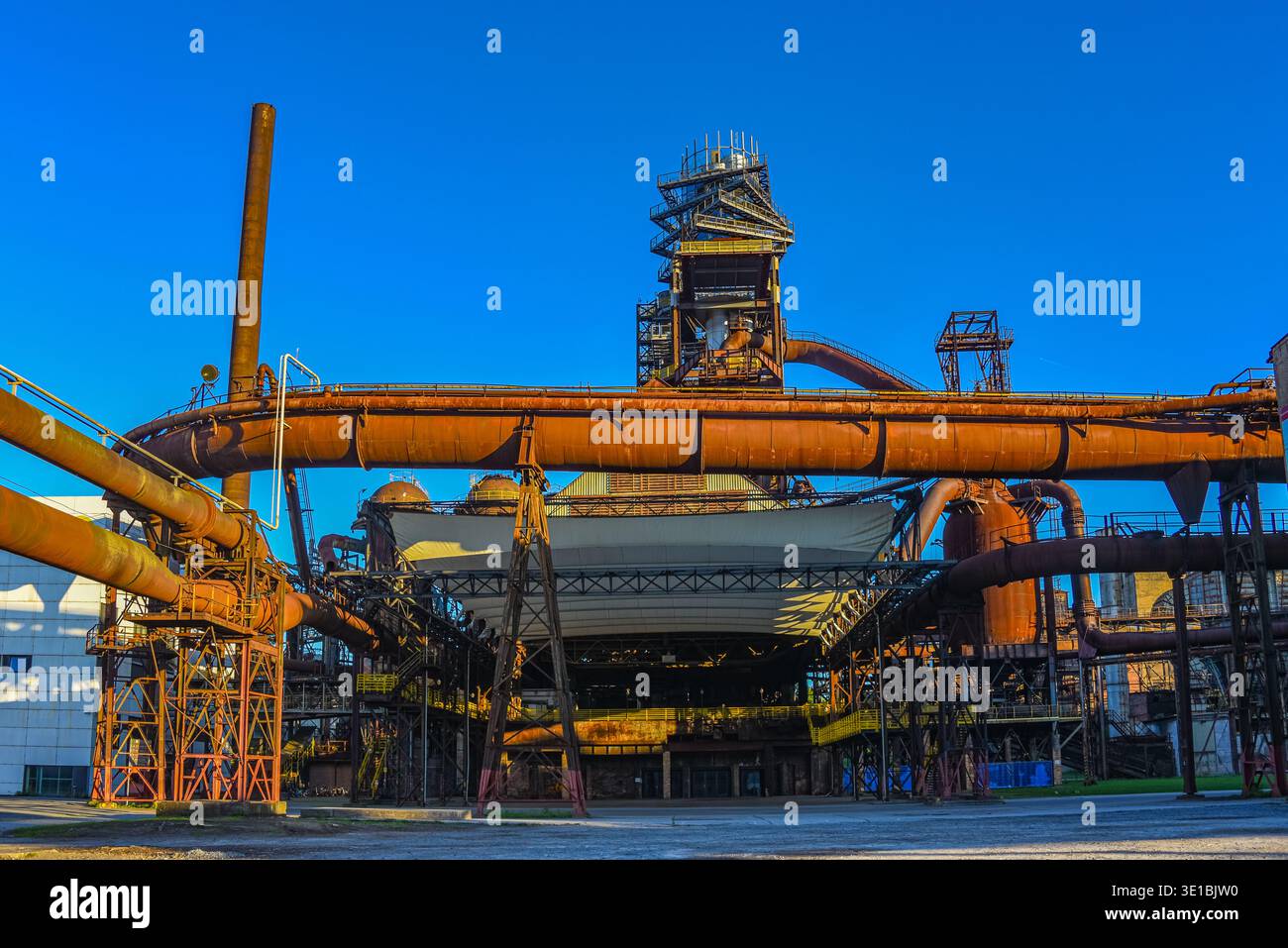 Dolni Vitkovice industrial area in Ostrava, Czech republic.IMAGE Stock Photo