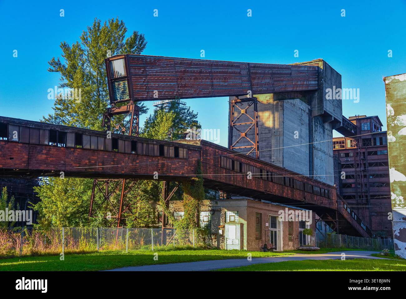 Dolni Vitkovice industrial area in Ostrava, Czech republic.IMAGE Stock Photo