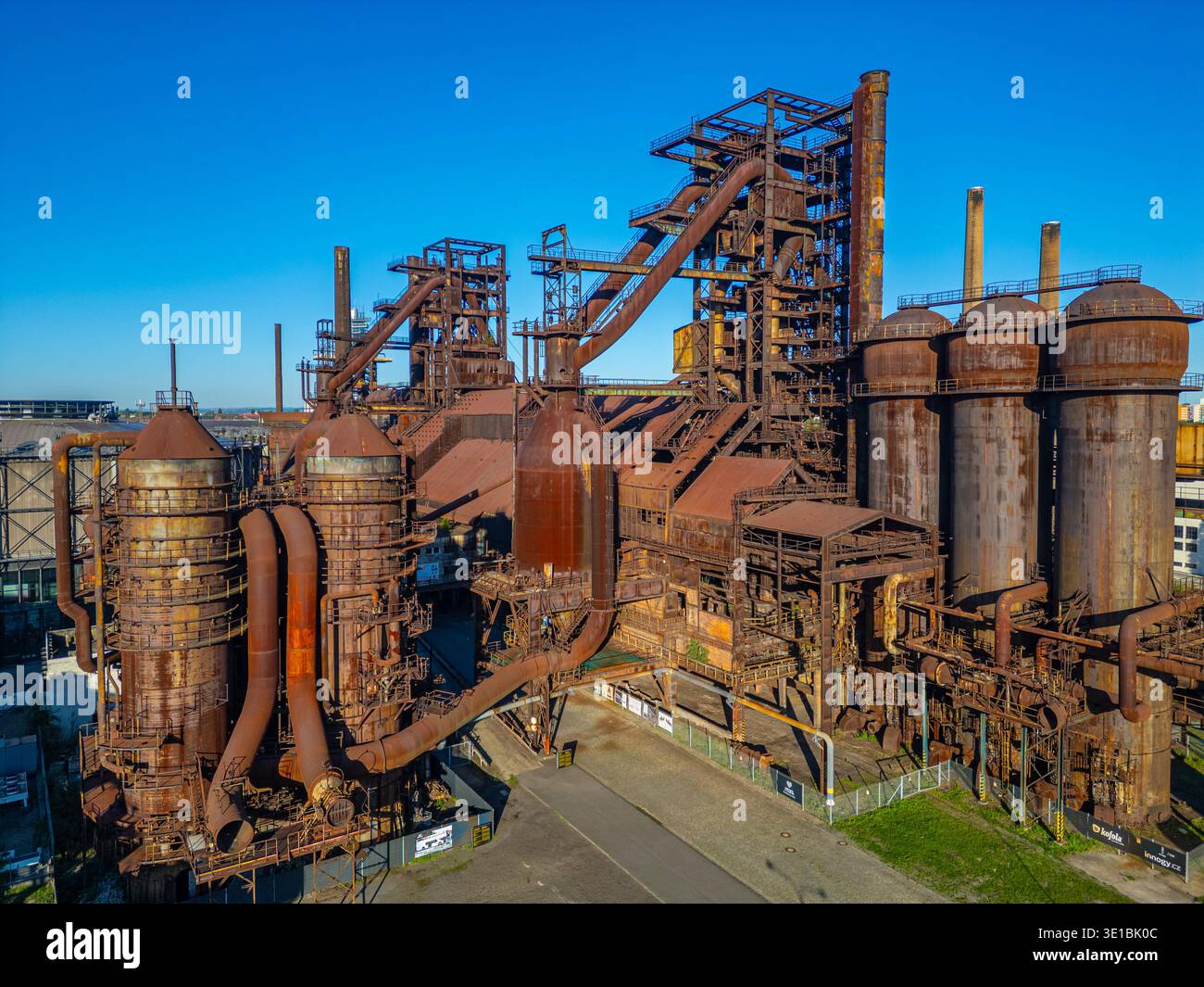 Dolni Vitkovice industrial area in Ostrava, Czech republic.IMAGE Stock Photo
