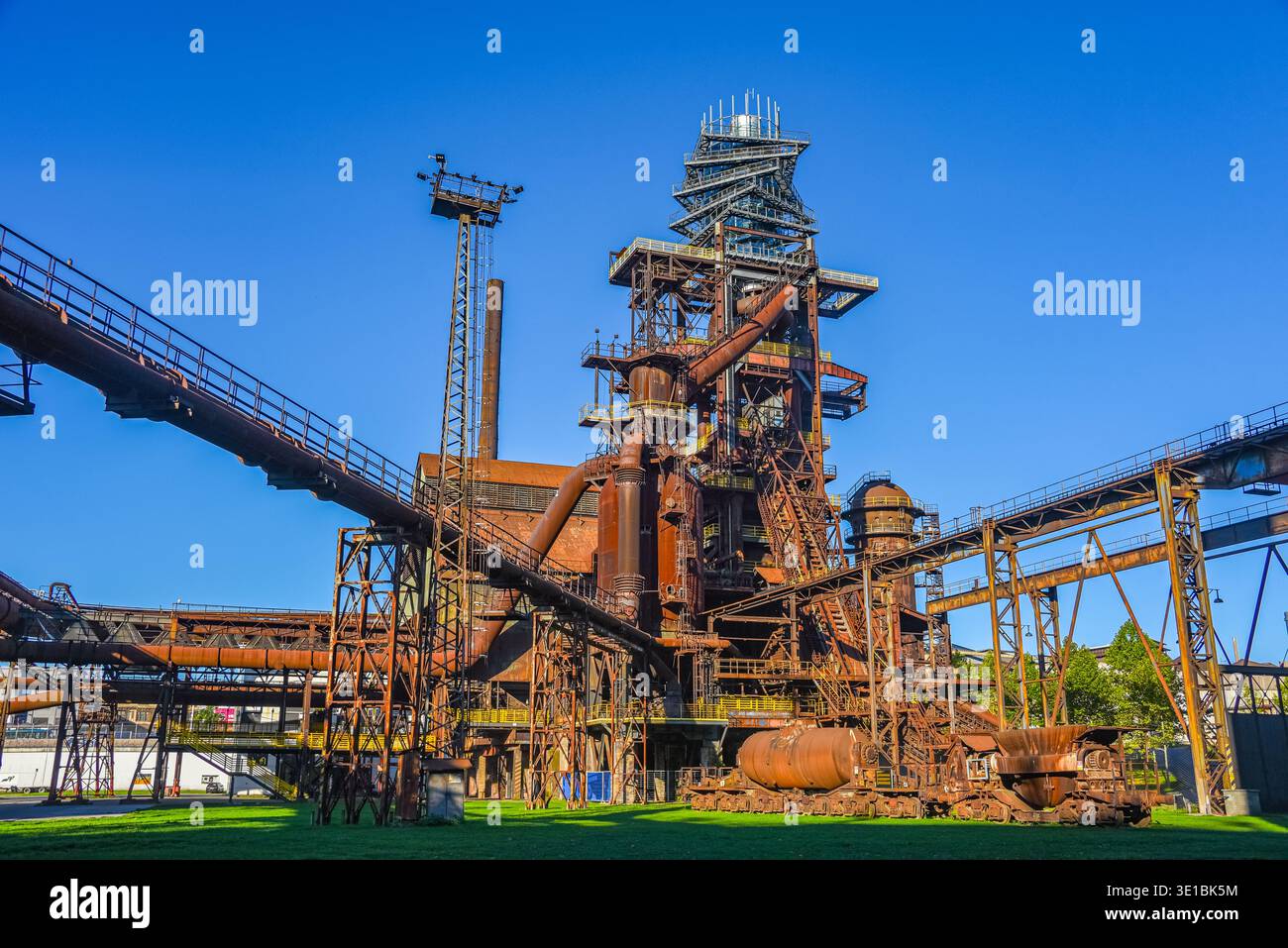 Dolni Vitkovice industrial area in Ostrava, Czech republic.IMAGE Stock Photo