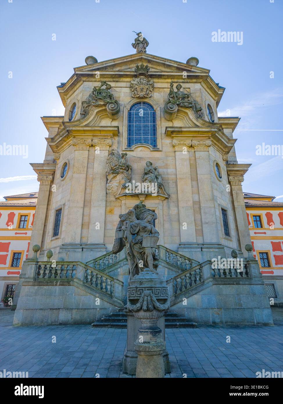 Summer day at Kuks hospital in Czech republic.IMAGE Stock Photo