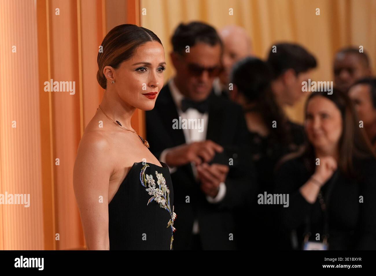 Rose Byrne arrives at the Oscars on Sunday, March 15, 2026, at the ...