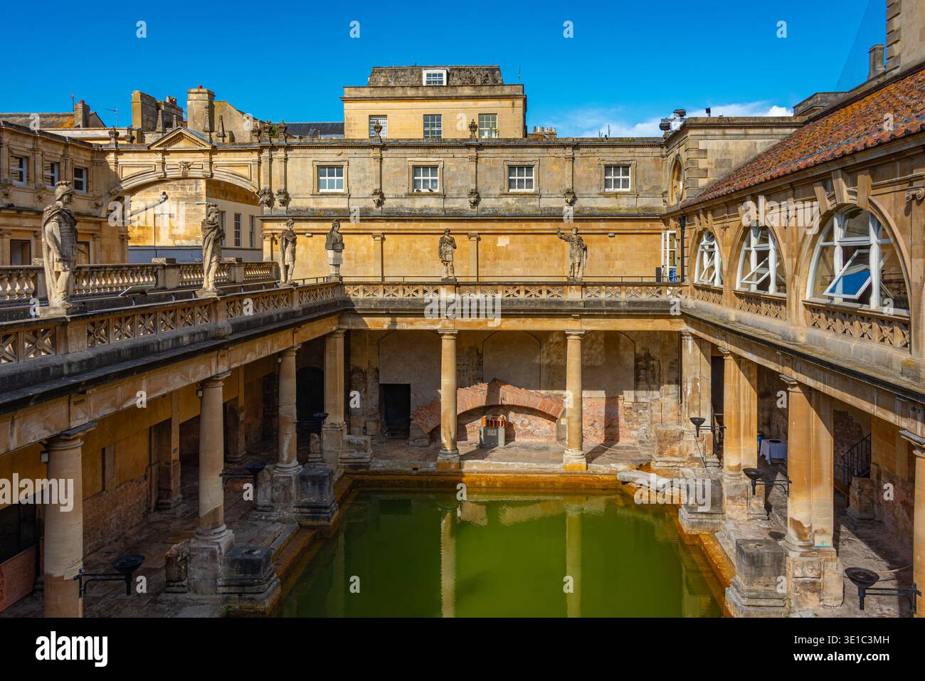 Roman bath in Bath, EnglandIMAGE Stock Photo