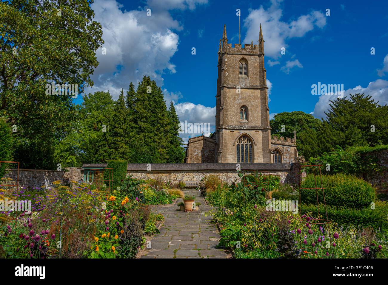 St James's Church at Avebury in England.IMAGE Stock Photo