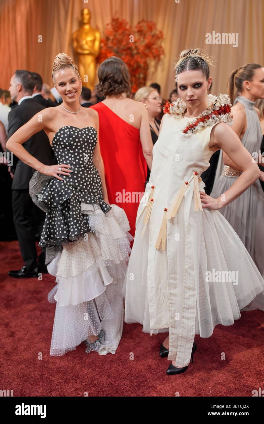 Thea Sofie Loch N Ss Left And Lea Myren Arrive At The Oscars On Thea Sofie Loch Nss Left And Lea Myren Arrive At The Oscars On Sunday March 15 2026 At The Dolby Theatre In Los Angeles Ap Photojohn Locher 3E1CJ2X 