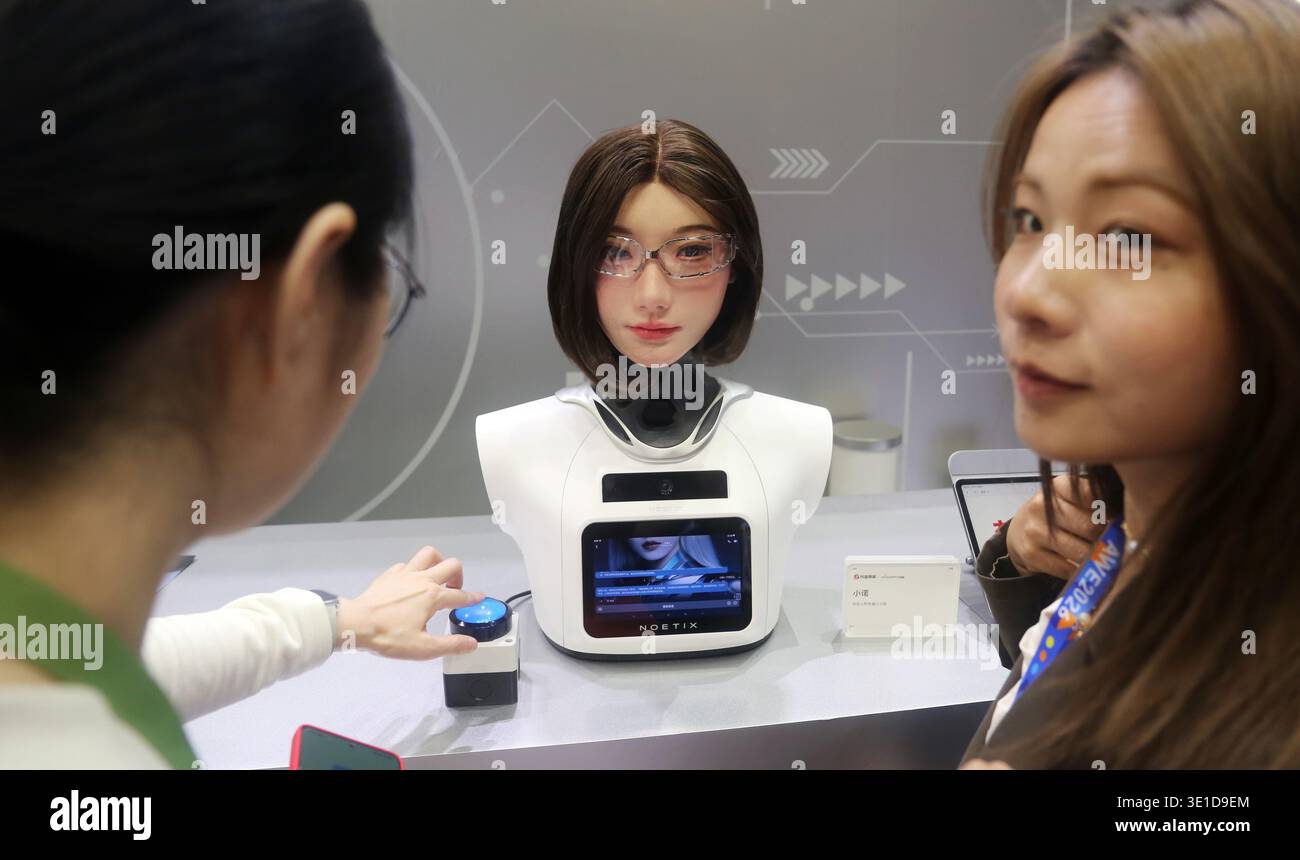 SHANGHAI, CHINA - MARCH 15, 2026 - Noetix Robotics showcased Bionic ...