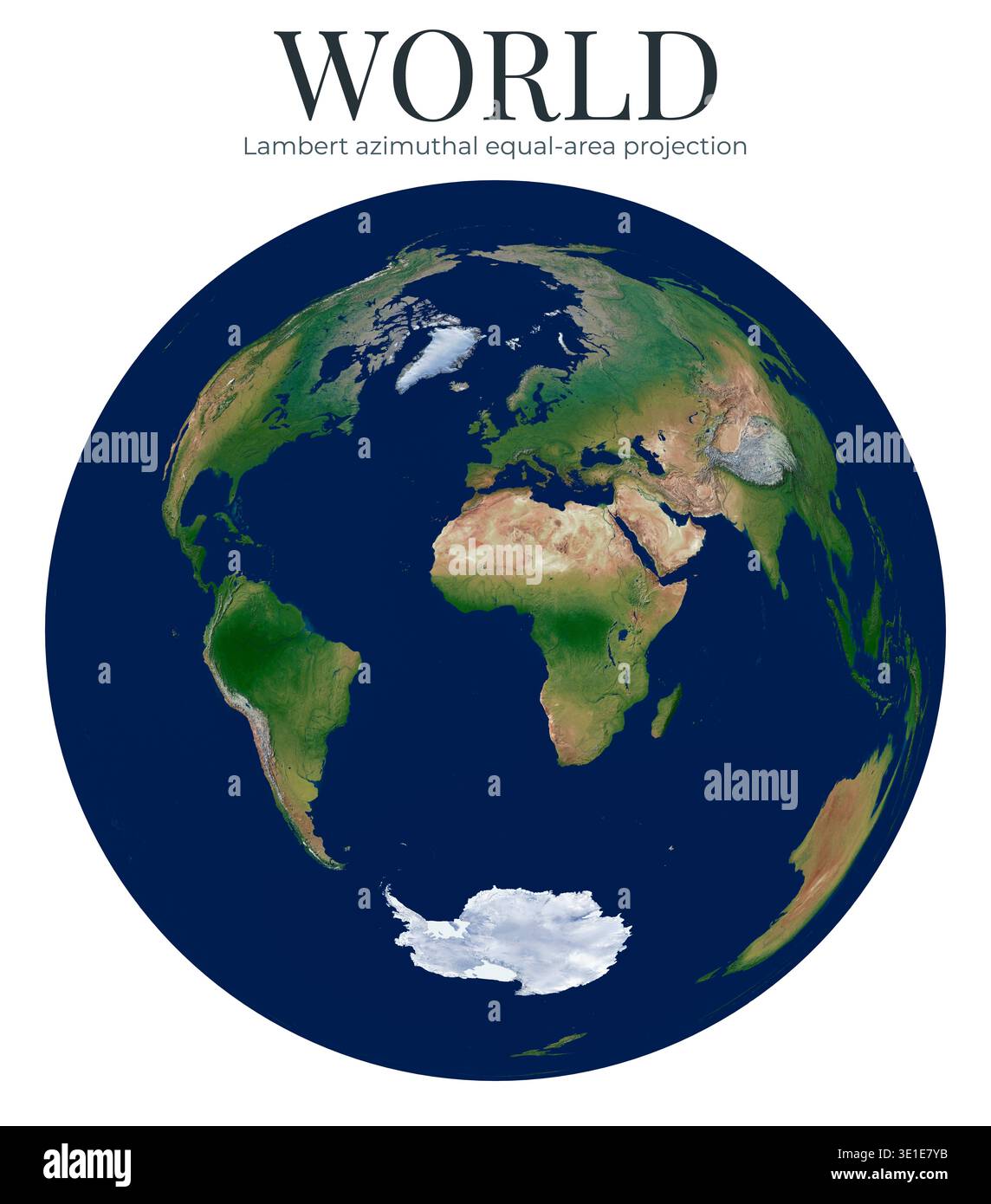 Physical Projection Azimuthal equal area projection hi-res stock photography and images - Alamy
