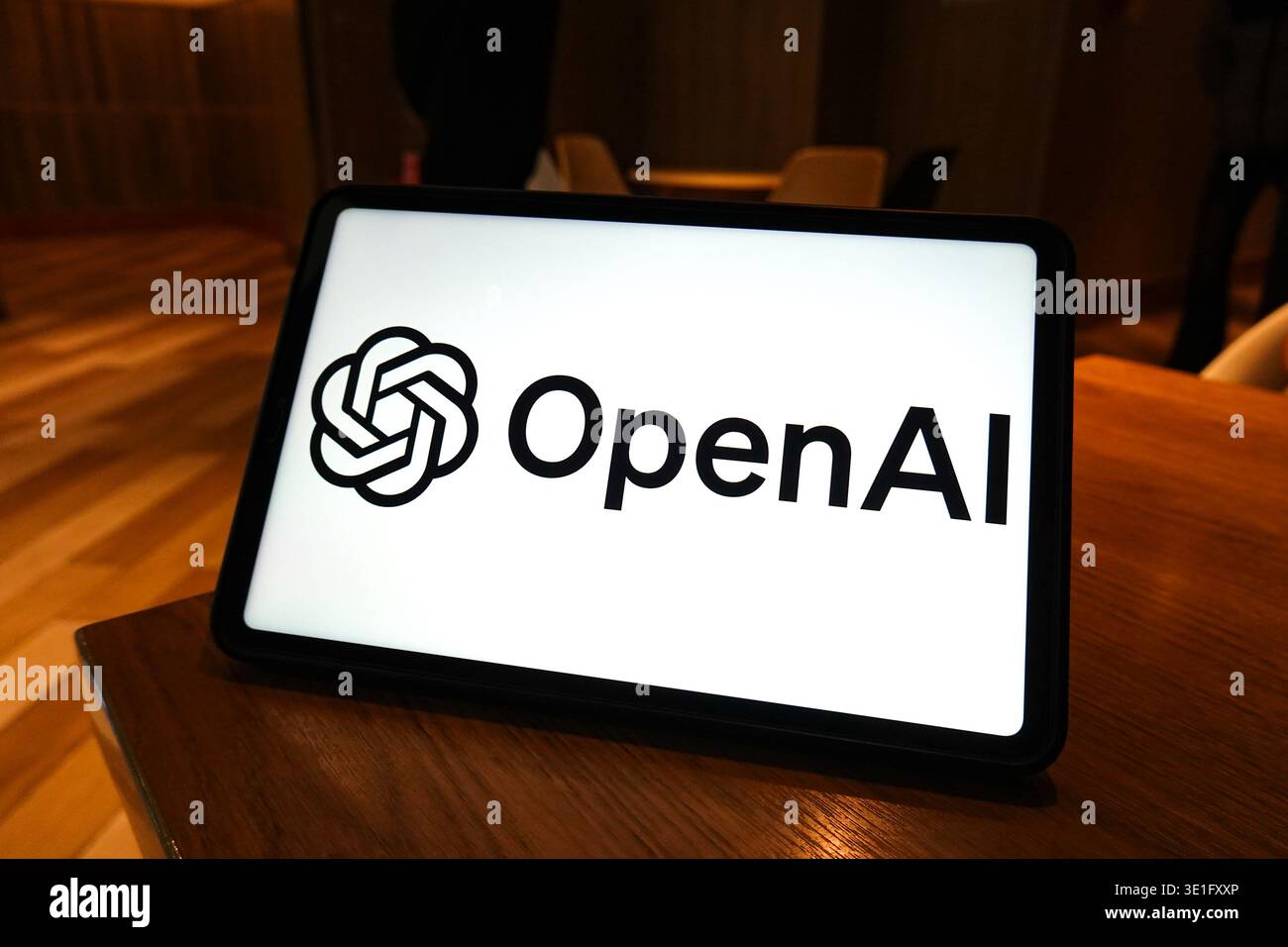 China. 14th Mar, 2026. In this photo illustration, the OpenAI logo is ...