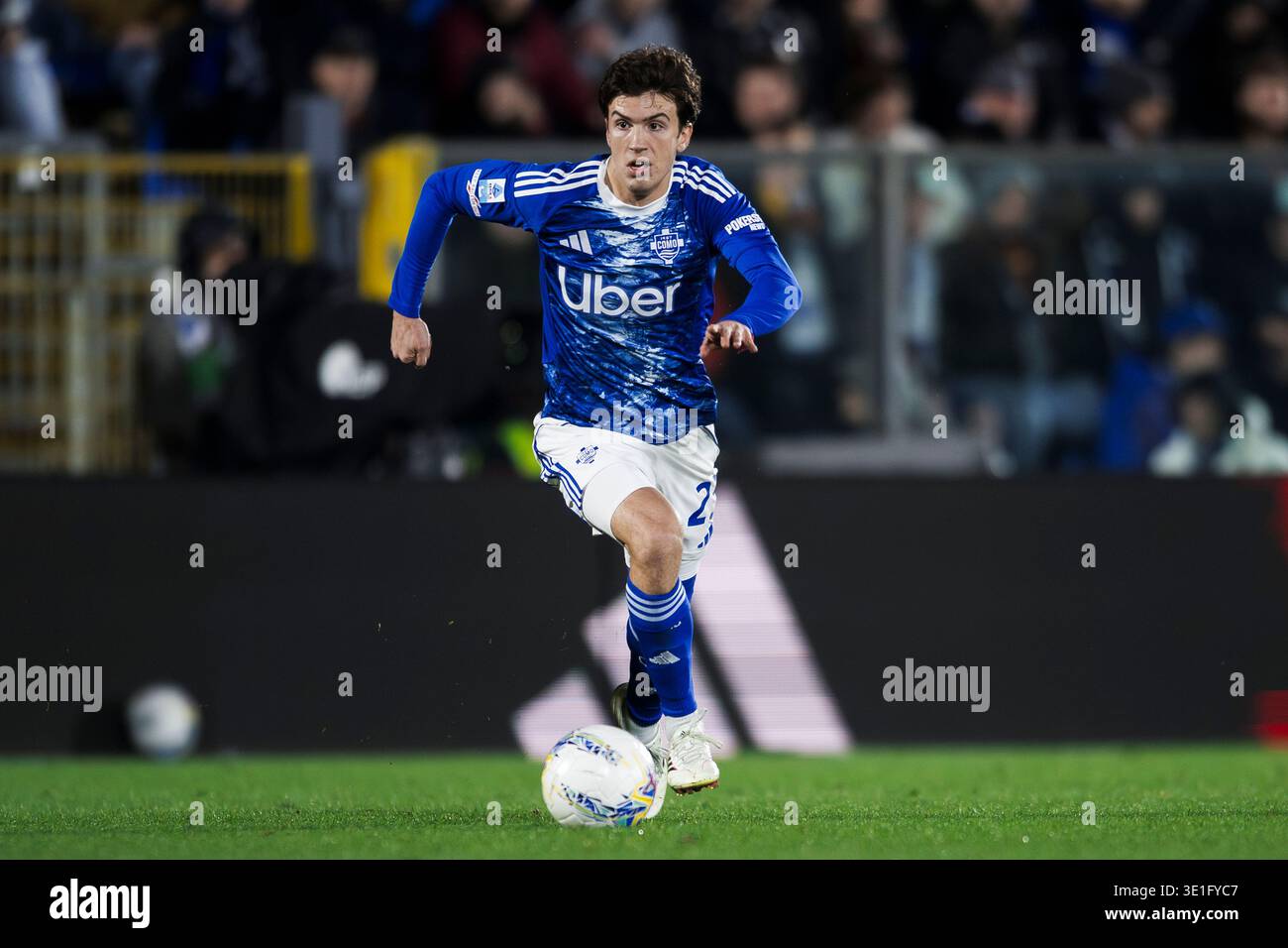 Maximo Perrone of Como 1907 in action during the Serie A football match ...