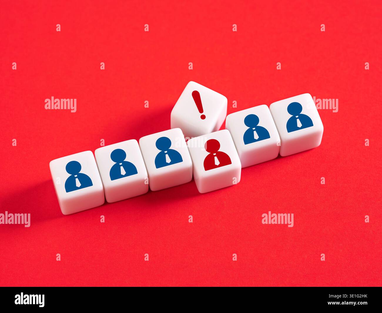 Identifying a problem employee or a weak link in a team. Giving a ...