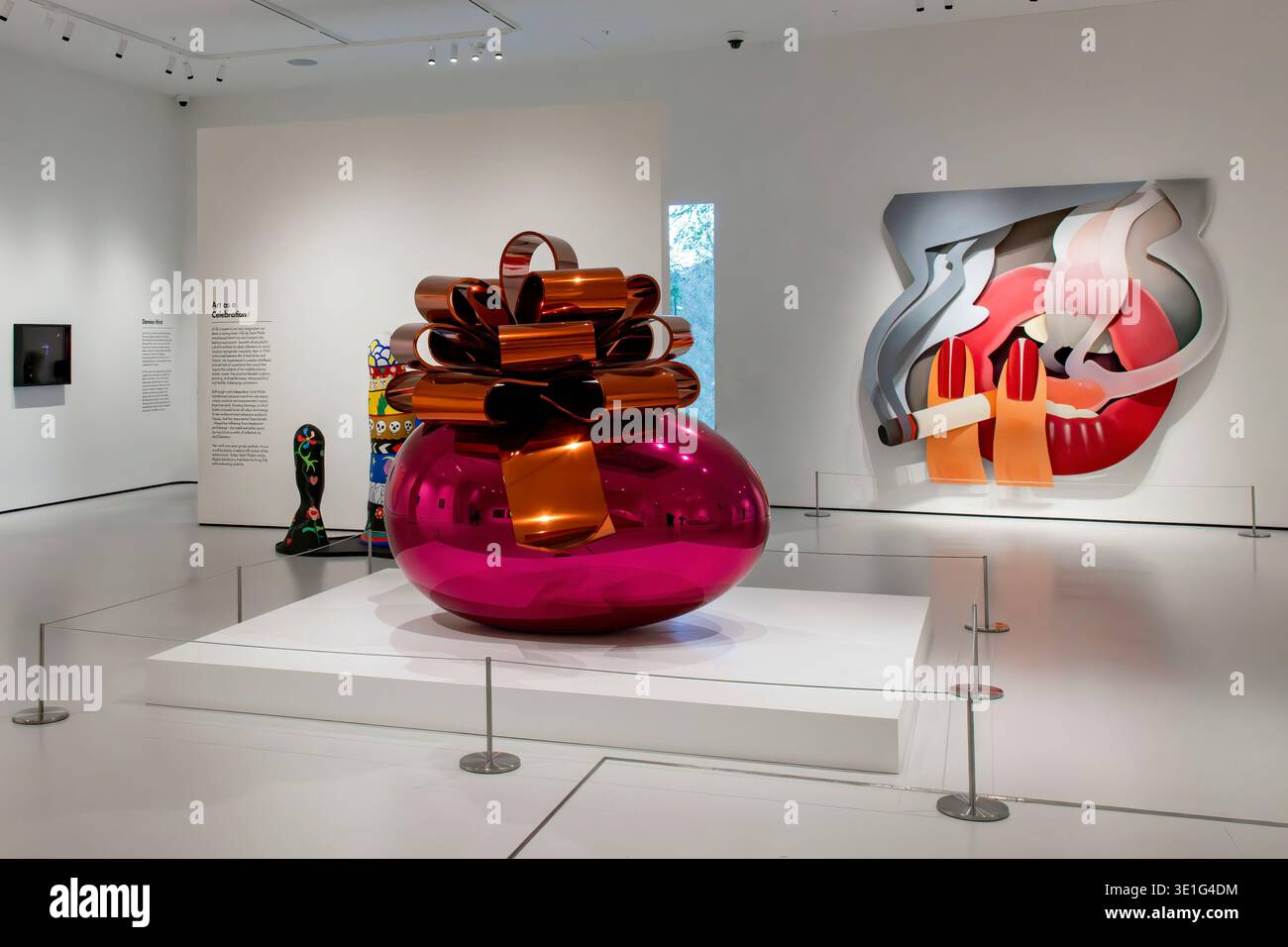 London, England-December 1, 2025; Interior view of Moco Museum