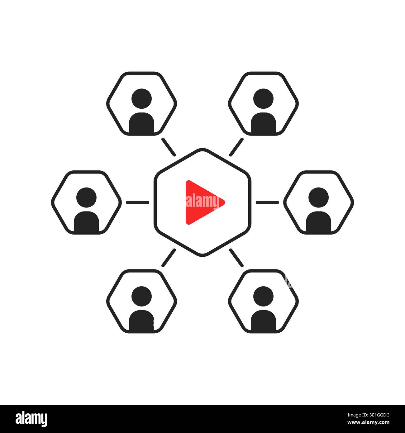 video conference or online webinar icon Stock Vector
