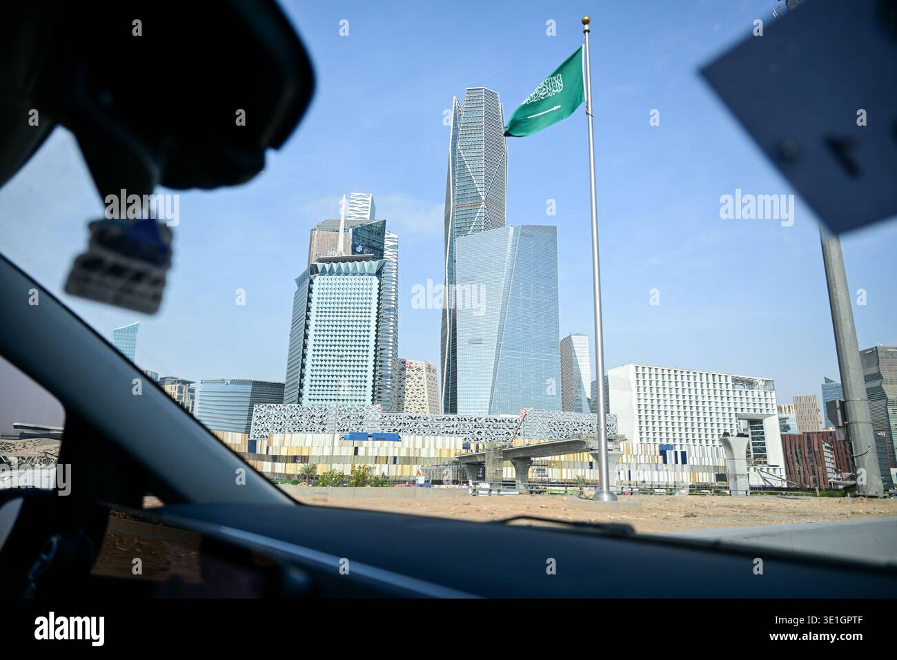 11 March 2026, Saudi Arabia, Riad: High-rise buildings stand side by ...