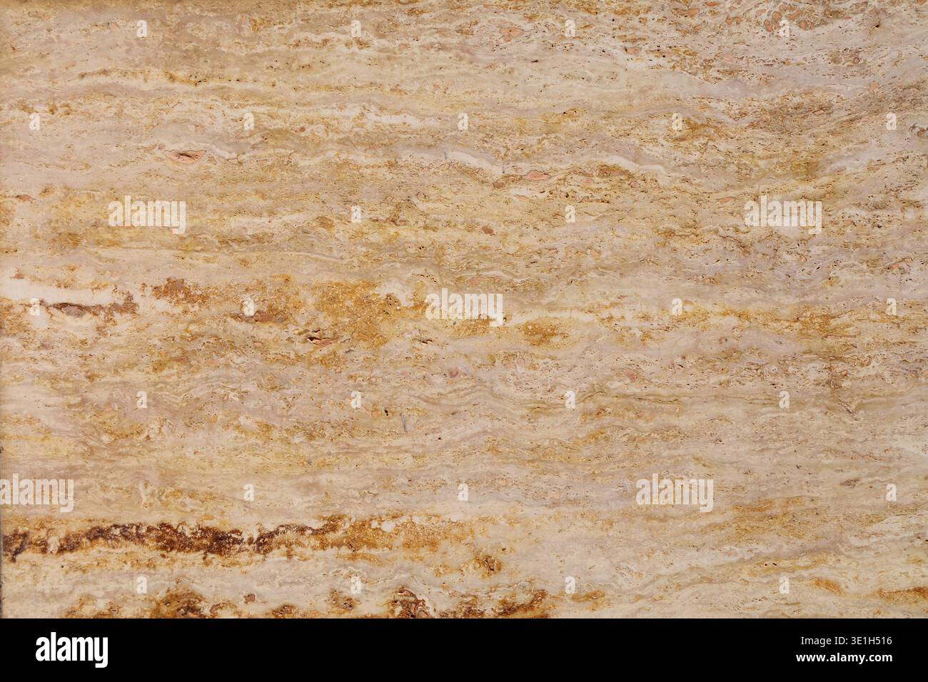 Travertine texture background. Travertine limestone natural stone surface backdrop. Stock Photo