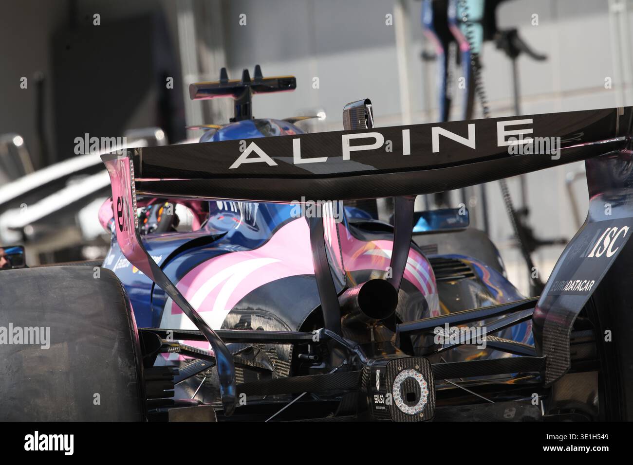 Alpine Rear wing, technical detail, during the Chinese GP, Formula 1 ...
