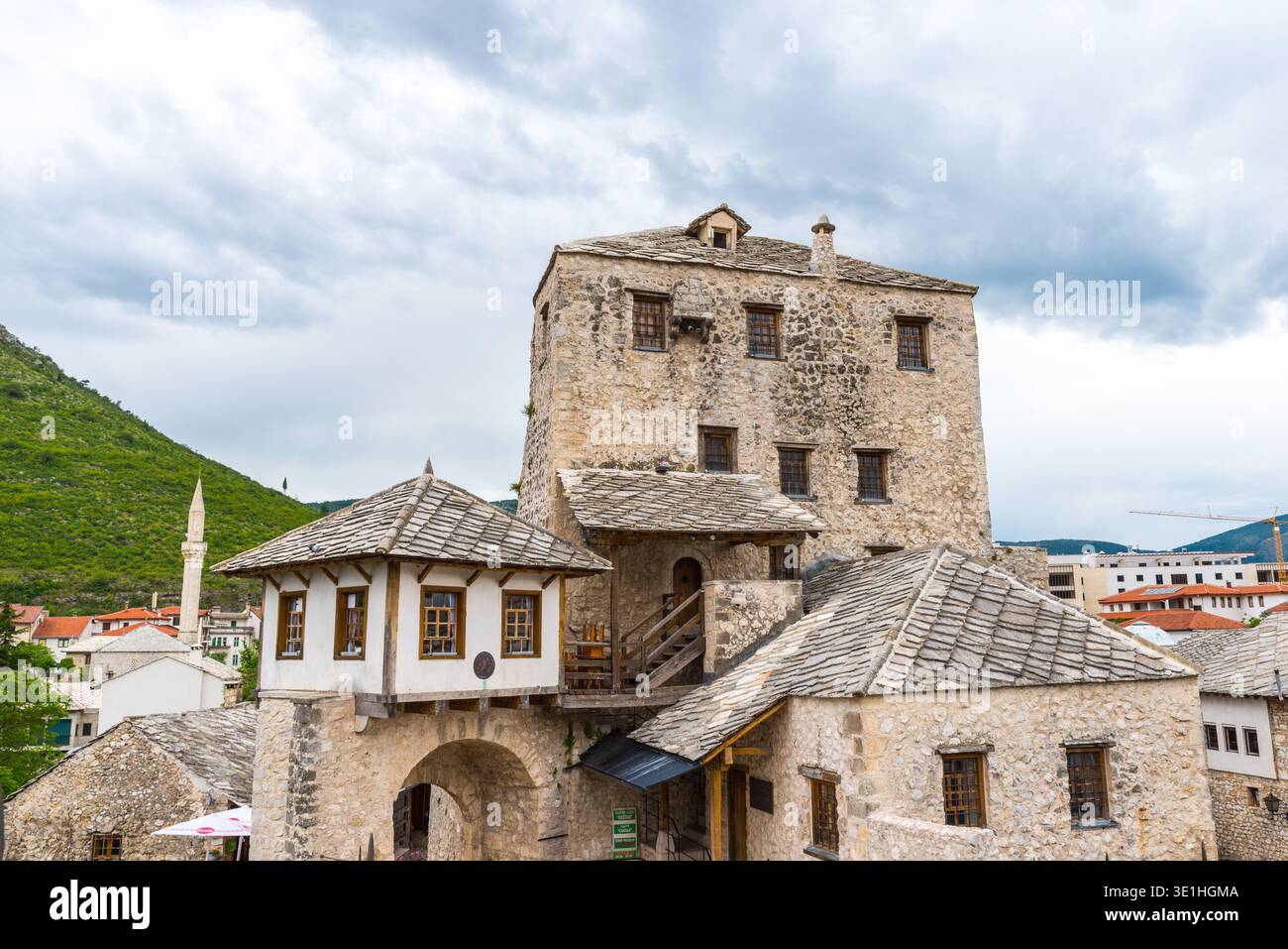 Mostar, Bosnia and Herzegovina - June 1, 2020: Historic Muslibegovic ...