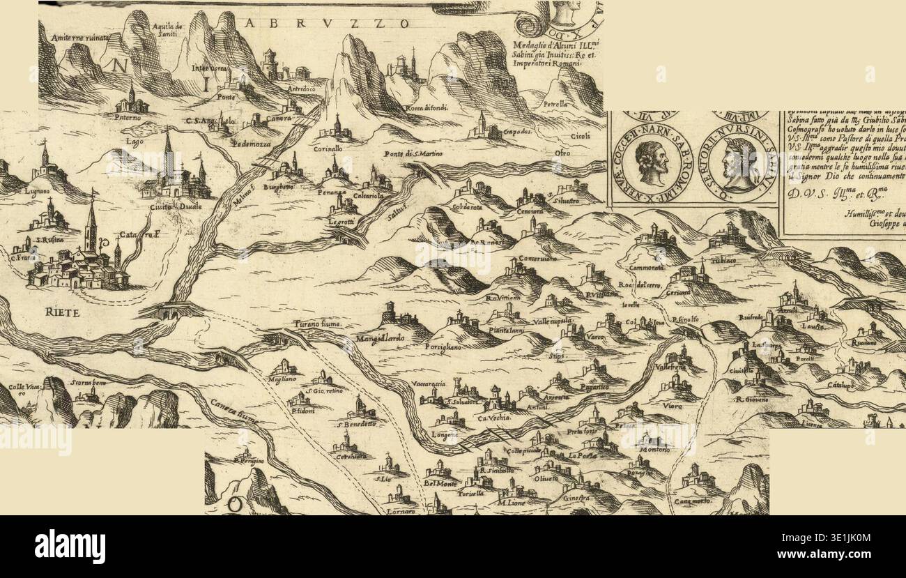 1617 sabina regional map hi-res stock photography and images - Alamy