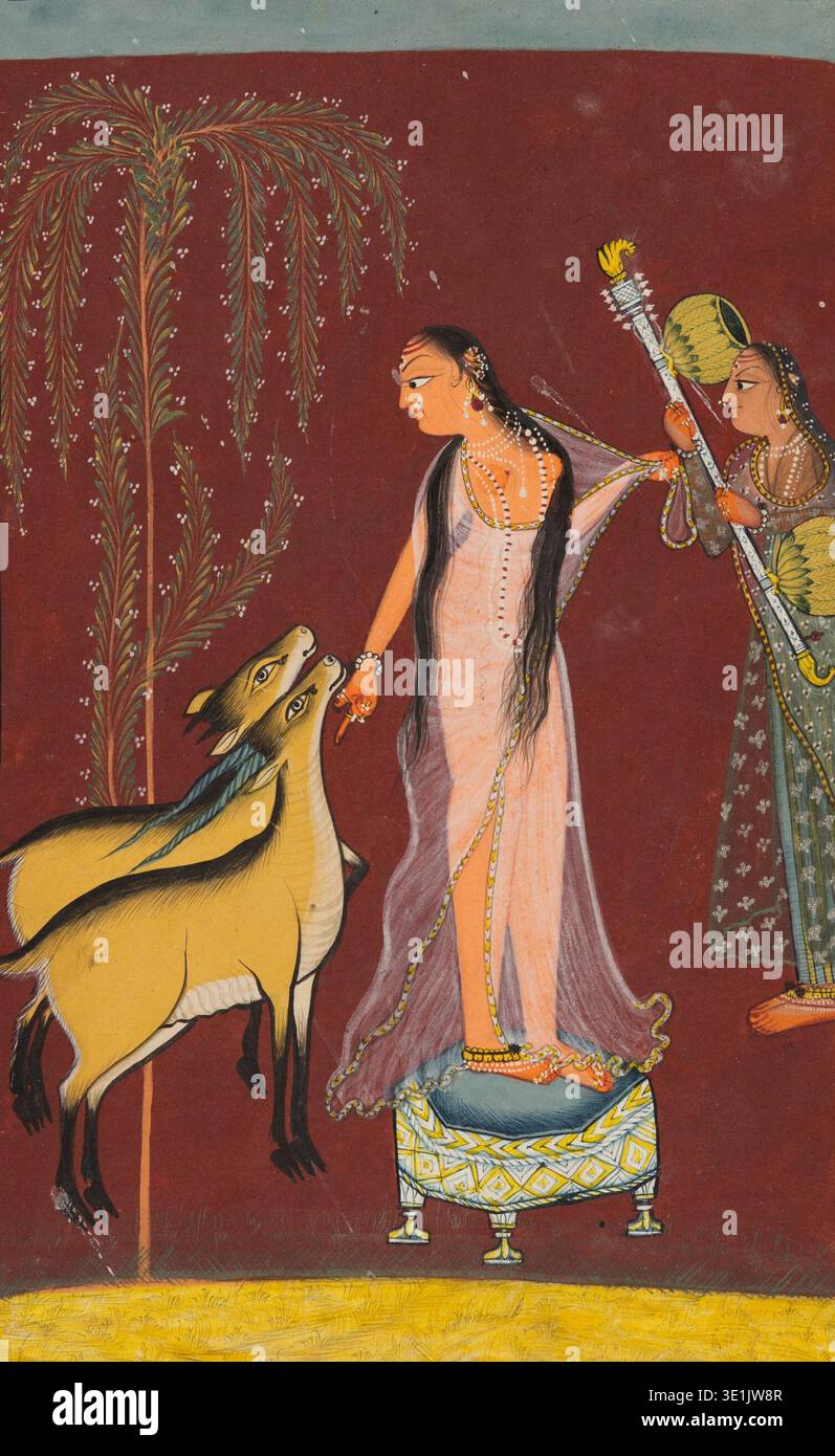 Indian miniature paintings hi-res stock photography and images